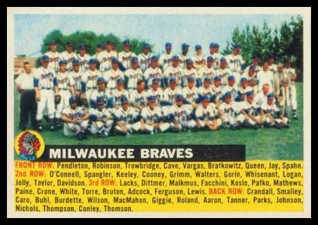 95C Milwaukee Braves Left